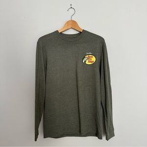 Bass Pro Shop Long Sleeve Green Logo Tee